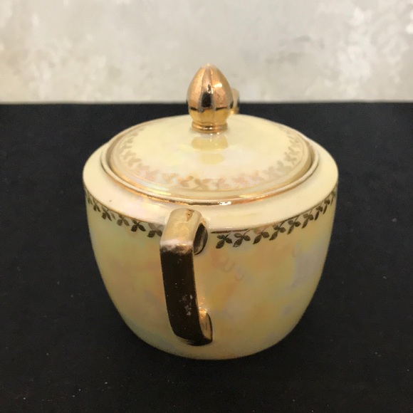 Union K Porcelain Lusterware Sugar Bowl - Picture 4 of 7